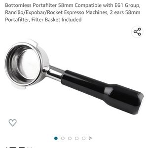 Capfei 54 mm Bottomless Portafilter Compatible with E61 Group, Rencilio/…